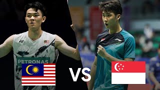 Loh Kean Yew SGP vs Lee Zii Jia MAS  Badminton [upl. by Mathew334]