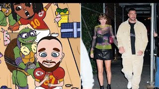 Travis Kelce amp Taylor Swifts Love Story Gets Animated Ahead of Chiefs X Raiders Christmas Showdown [upl. by Llertac320]