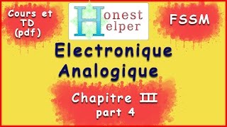 Chap3 Part 4 Amplificateur Diffé Electronique Analogique Pr ankrim [upl. by Swartz292]