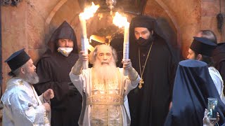 La Pasqua Ortodossa il Fuoco Sacro da Gerusalemme al mondo [upl. by Namijneb499]