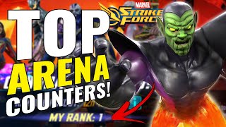 CLIMB IN ARENA WITH THESE NEW TEAMS  Counter NEW DEFENSES  Marvel Strike Force  MSF [upl. by Yroffej]