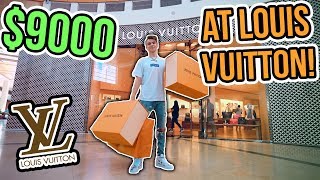 INSANE 9000 LOUIS VUITTON SHOPPING SPREE [upl. by Sosthenna]