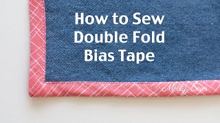 How to Sew Double Fold Bias Tape [upl. by Kiernan]