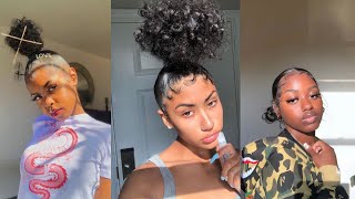 🌸💖Cute Sleek Hairstyles  Edges 🎀Compilation [upl. by Iy]