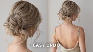 Easier Than It Looks Updo ❤️✨ Wedding Hairstyle Wedding Guest Prom [upl. by Vinaya]