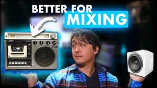 How I’m Using This 45YEAROLD BOOMBOX For Mixing [upl. by Vinson]