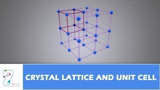 CRYSTAL LATTICE AND UNIT CELL [upl. by Simara]