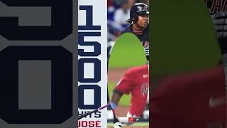 Jose Ramirez 1500 hits en su carrera baseballhighlights mlb homerun baseball foryou viral [upl. by Eeresed778]