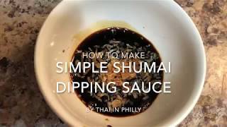 How to Make  Simple Shumai Dipping Sauce  In Philladelphia [upl. by Bendick415]