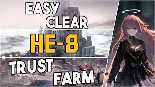 HE8  Trust Farm Easy Strategy 【Arknights】 [upl. by Ariayek]