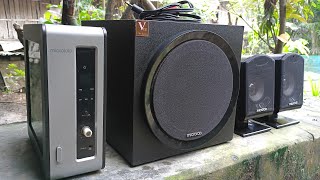 Microlab fc550 sound test  Microlab sound system  21 system [upl. by Anniken]