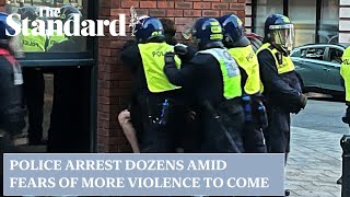 UK riots Dozens arrested as disorder continues with fears of more violence to come [upl. by Nemhauser]