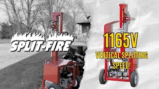 SPLITFIRE 1165V NEW LOG SPLITTER The vertical log splitter youve been waiting for [upl. by Halyk]