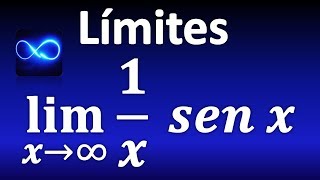 107 Límite trigonométrico cuando x tiende a infinito POR DOS MÉTODOS [upl. by Yliab]