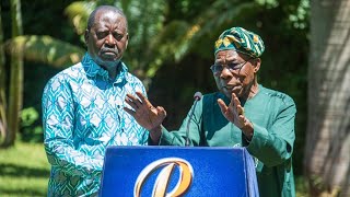 LIVE BREAKING Raila Odinga finally announces his African Union Chairperson candidature [upl. by Toll]