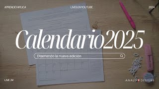 🤓 NUEVO  CALENDARIO 2025 DISEÑANDO EN ILLUSTRATOR [upl. by Eddie]