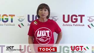 UGTOsakiedetza 🎤Gracias a UGT hemos asegurado el desarrollo profesional para todas las categorías [upl. by Strain]