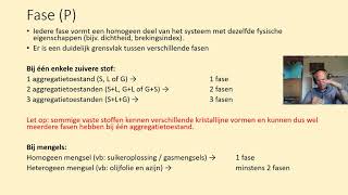 Fasenleer en de fasenregel van Gibbs fasen componenten en vrijheidsgraden [upl. by Elsworth]