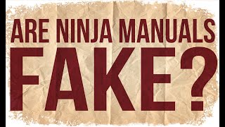 Are ninja manuals fake [upl. by Stannwood]