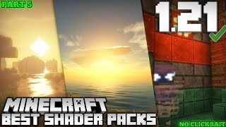 Top 7 Best NEW LowEnd Minecraft Java Shaders 121 NO LAG [upl. by Ahsiniuq723]