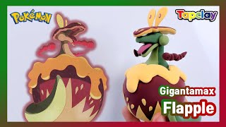 Pokemon Clayart  Gigantamax Flapple Appletun [upl. by Nomzaj]