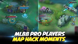 When MLBB PRO Players ACCUSED of quot MAP HACKquot Moments [upl. by Nojid]