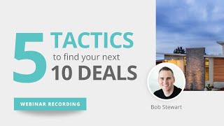 5 Tactics to Find Your Next 10 Deals [upl. by Prakash]