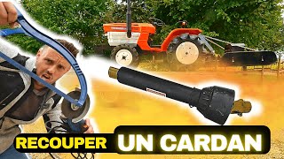 Comment recouper  ajuster son cardan prise de force tracteur et micro tracteur [upl. by Esiuqram172]