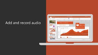 How to add and record audio in your PowerPoint presentation [upl. by Ahsaelat]