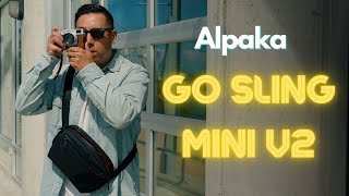 Alpaka Go Sling Mini V2  an AMAZING EDC Sling Full Review [upl. by Pegasus]