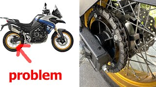 PROBLEM WITH VOGE DSX 525 ΠΡΟΒΛΗΜΑ REAR GEAR SCREWS [upl. by Nob96]