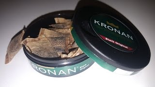 Snus review 9 Kronan Stark Original [upl. by Durkee]