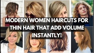 VOLUMIZE YOUR LOOK WITH THESE WOMEN HAIRCUTS FOR THIN HAIR  Style Your Dreams [upl. by Nilerual]