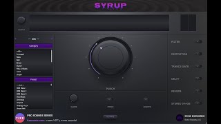 Syrup Plugin VST [upl. by Euqinna]