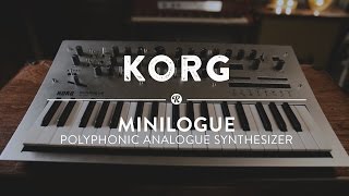 Korg Minilogue Analogue Polyphonic Synthesizer  Reverb Demo Video [upl. by Latsirhc]