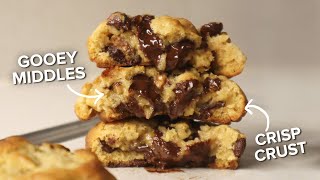 Levain Bakery Inspired Chunky Chocolate Chip Cookies Recipe [upl. by Wilen]