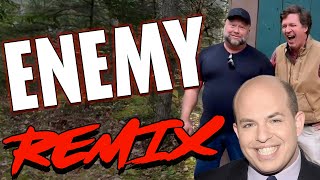 Alex Jones amp Tucker Carlsons Enemy Brian Stelter diss REMIX  The Remix Bros [upl. by Franky]