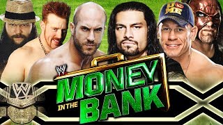 WWE Money in the Bank 2014  WWE World Heavyweight Championship Ladder Match FULL WWE 2K14 [upl. by Yahc]