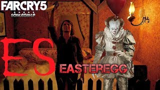 Far Cry 5  ES  Pennywise  EASTEREGG  IT  OHaras Geisterhaus ¦ Clown 🤡  Fundorte  Guide [upl. by Harry]