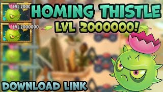 PvZ2  Homing Thistle Upgraded to LvL 2000000 Android and IOS  Gameplay  64 [upl. by Bogie]