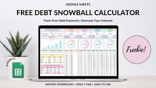 Become Debt free and get your FREE Debt Snowball here [upl. by Ssilem]