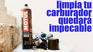 limpia tu carburador como un profesional carbuclean MOTUL [upl. by Fia]