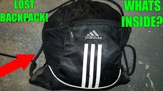 LOST BACKPACK FOUND WHATS INSIDE River Treasure Hunting [upl. by Nayek]