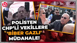 HALK İRADESİNE ABLUKA Esenyurt Meydanında polis biber gazı sıktı CHP Milletvekilleri de var [upl. by Jt540]