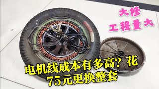 電動車電機線成本有多高？顧客花75元更換整套，吐槽這太坑人了 [upl. by Milka]