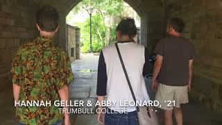 Hannah and Abby Tour Yale’s Saybrook College with Rod O’Flaherty [upl. by Cykana]