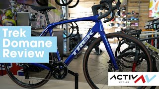 Trek Domane SL 6 Road Bike Review [upl. by Latoniah314]