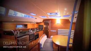 Delphia Yachts 47 interior film by Bohuscharter AB [upl. by Hardman750]