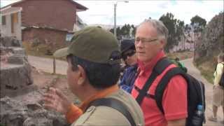 Graham Hancock Exploring Megalithic Cusco Peru 2013 [upl. by Arhoz]