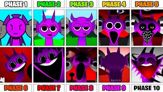 New True All Phases in Incredibox Sprunki  Phase 1 VS Phase 2 VS Phase 3 VS Phase 4 VS Phases 510 [upl. by Chariot]